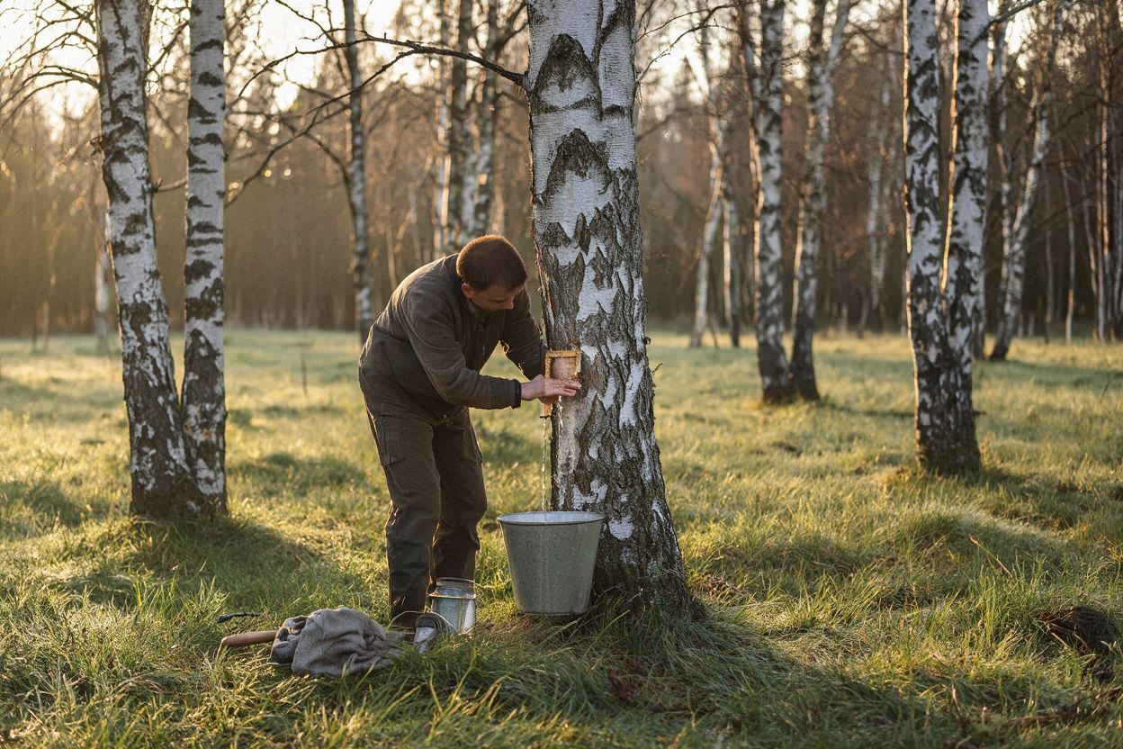 Dojenie brzozy - ciekawostki, tradycja i praktyka